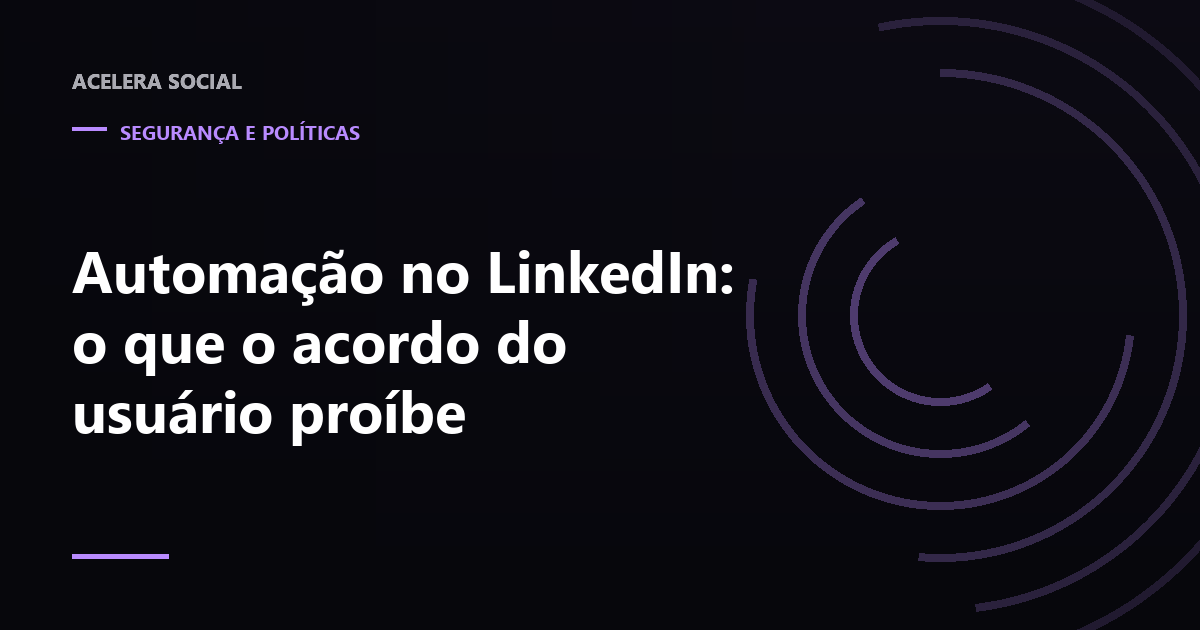 Barra de navegador com uma extensão ativa sobre uma lista de perfis e um aviso de função indisponível