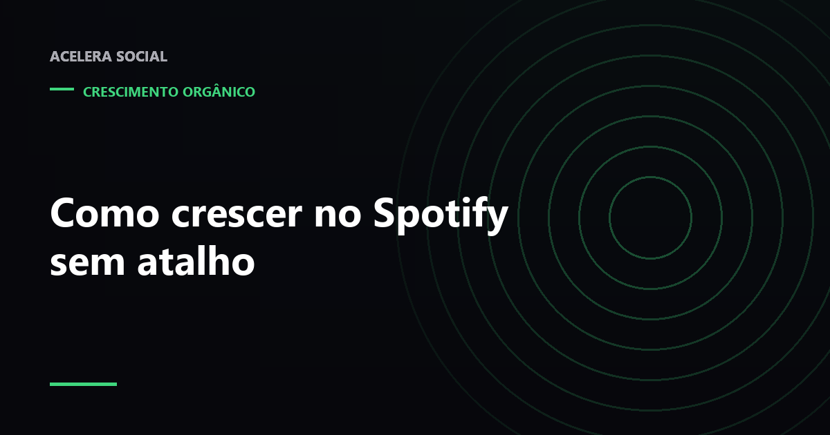 Perfil de artista no Spotify com duas setas de entrada, uma vinda de uma playlist e outra de tráfego externo