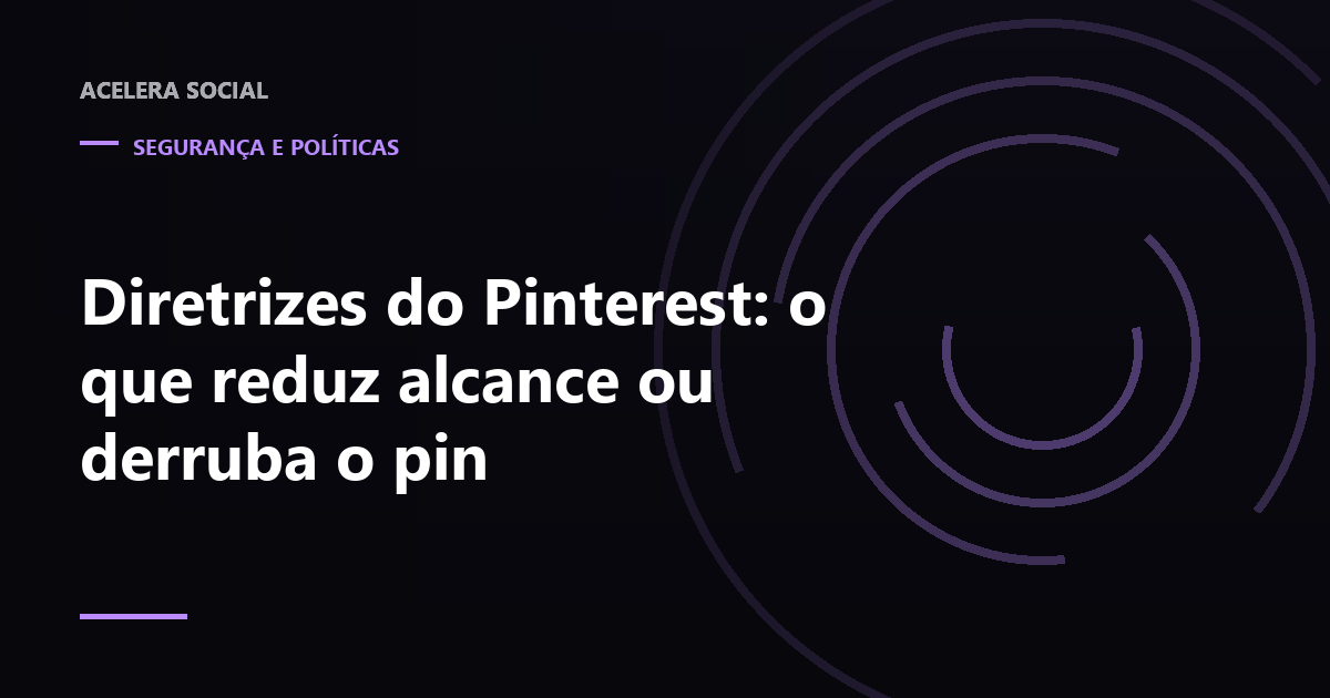 Mural de pins com um cartão esmaecido e outro coberto por um aviso de conteúdo
