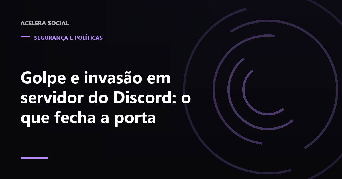 Painel de configurações de segurança de um servidor com os convites pausados e uma lista de webhooks marcada para remoção