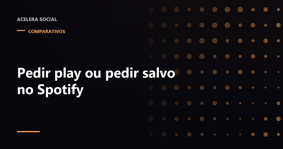 Tela de uma faixa de música com o botão de play de um lado e o ícone de biblioteca marcado do outro