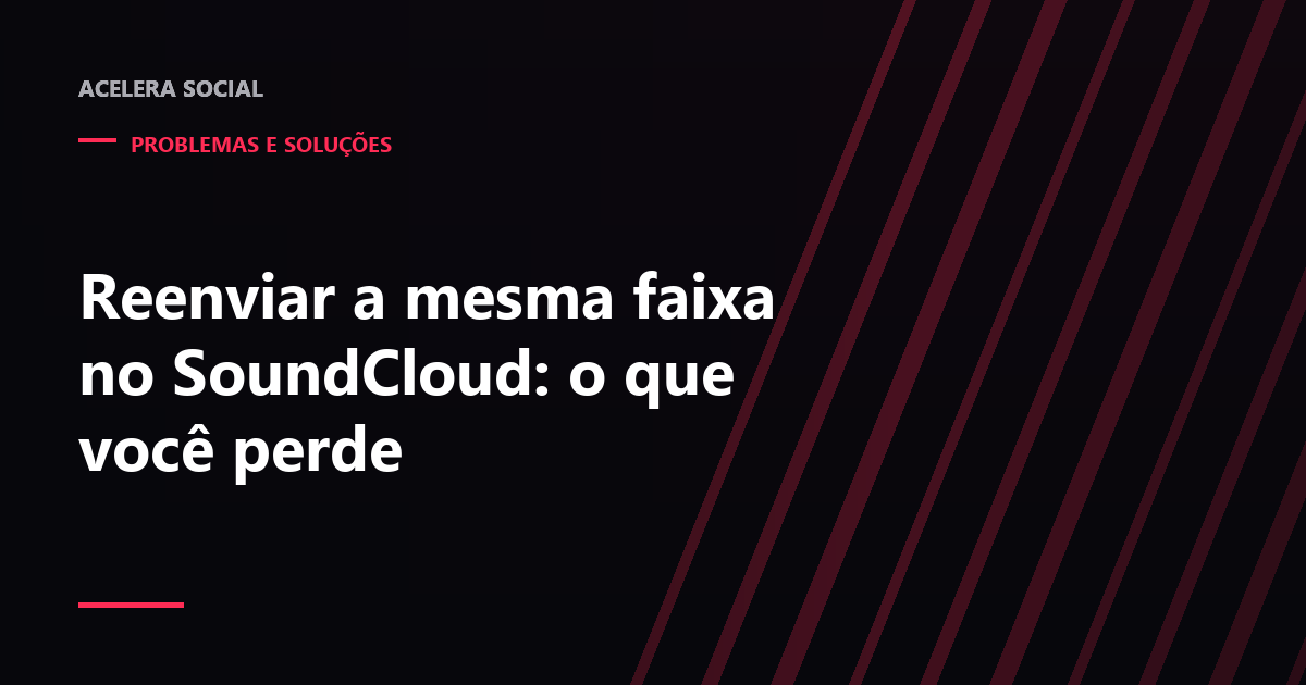 Forma de onda de uma faixa do SoundCloud com o contador voltando a zero e um endereço riscado ao lado