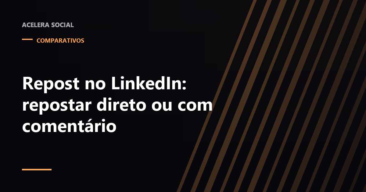 Dois cartões de feed lado a lado, um com o post de outra pessoa assinado por quem repostou e outro com um texto novo acima do post embutido