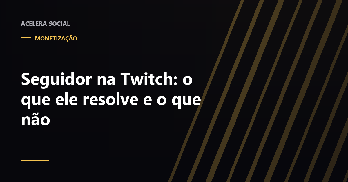 Página de canal da Twitch com o contador de seguidores aceso e o gráfico de audiência ao vivo apagado ao lado