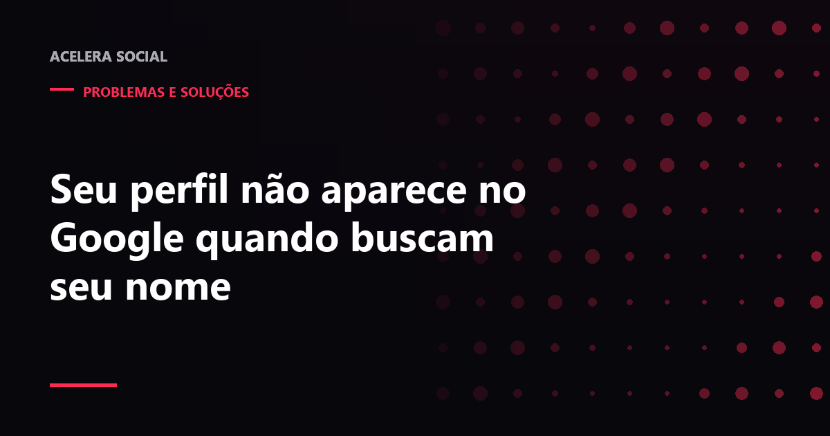 Campo de busca com um resultado vazio ao lado de um cartão de perfil social